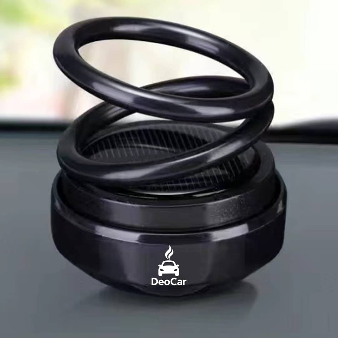 Diffuseur Solaire Parfumé à Anneaux Rotatifs - DeoCar